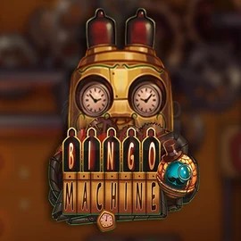 Bingo Machine slot logo by Spinmatic at Robocat Casino