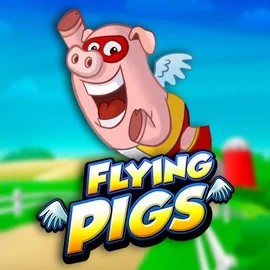 Bingo logo of Flying Pigs from Play'n GO at Robocat Casino